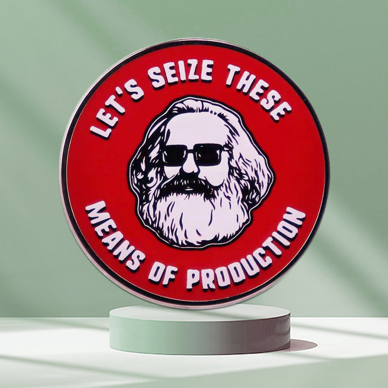 Karl Marx personalized lapel pins