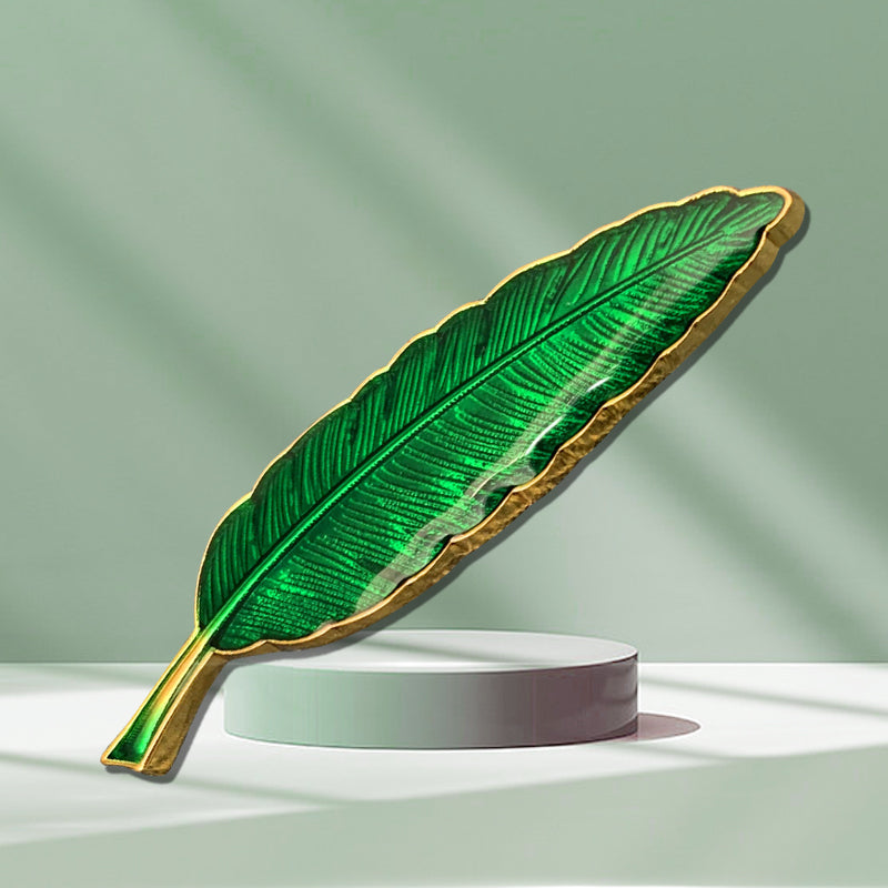 leaf Transparent enamel pins-2