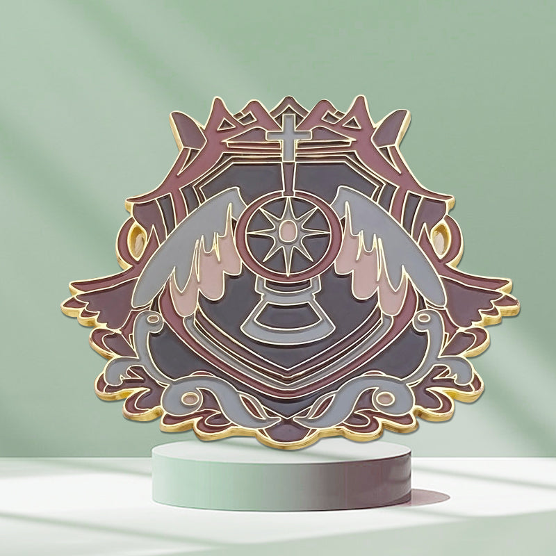 enamel badges-custom logo pin badge